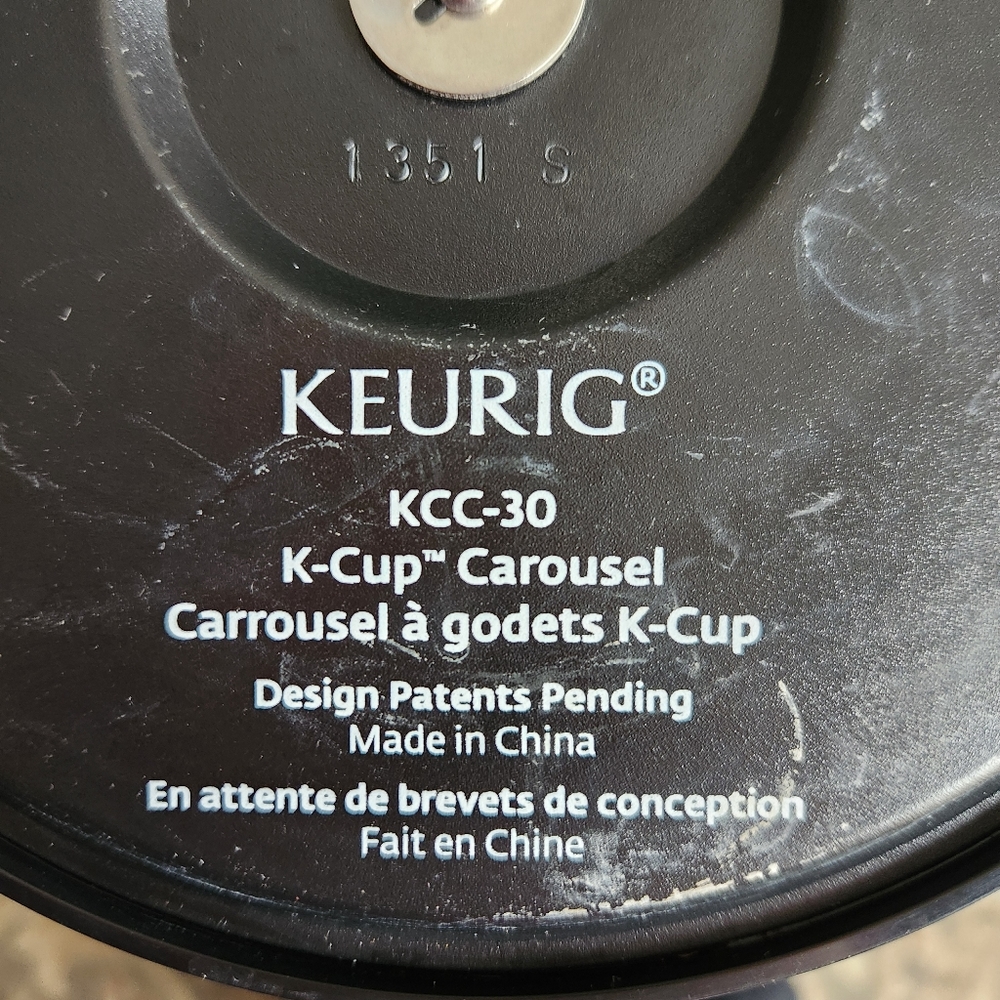 Keurig Vertical Tower K-Cup Carousel Storage 30 Cup Holder (KCC-30) Swiv… - Picture 10 of 10